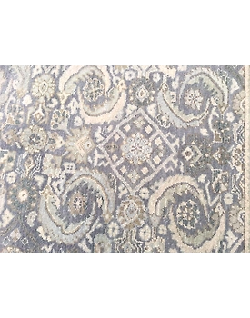 Handknotted Turkish Grey / Beige Rug 8x10 7044