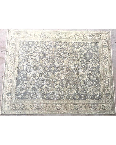 Handknotted Turkish Grey / Beige Rug 8x10 7044-Grey-8x10-6/40-1