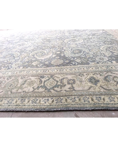 Handknotted Turkish Grey / Beige Rug 8x10 7044-Grey-8x10-6/40-4