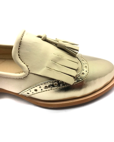 Formal Loafer - Beige &amp; Gold-5