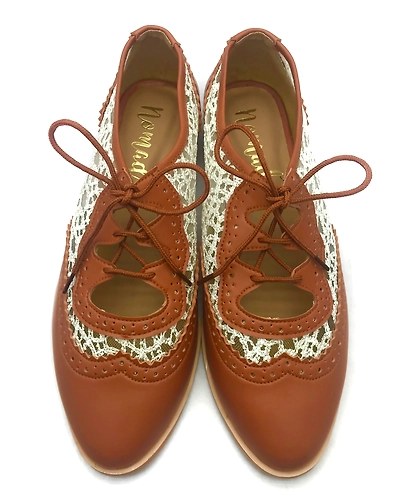 Semi-Formal Oxfords -Tan Brown-2