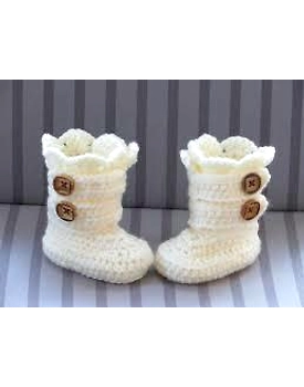 White  color booties