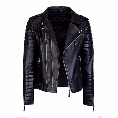 shaan leather fashion biker jacket