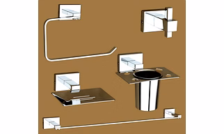 Bathroom Accessories Set (Chrome) DY-1786
