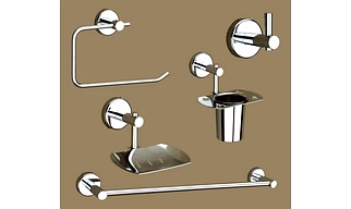 Bathroom Accessories Set (Chrome) DY-1764