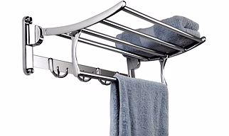 46 cm Folding Towel Rack (Chrome) DY-0330
