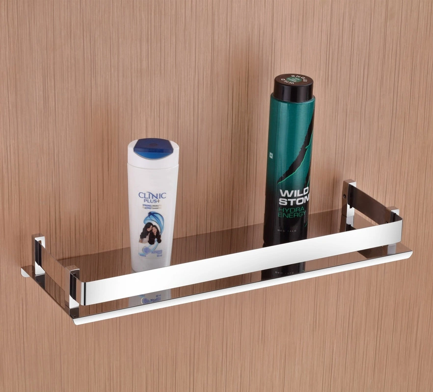 Stainless Steel Wall Mount Mirror Finish Bathroom Kitchen Shelf, Bathroom Accessories-DY-1803