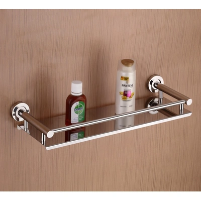 Stainless Steel Mirror Finish Wall Mount Bathroom Kitchen Shelf