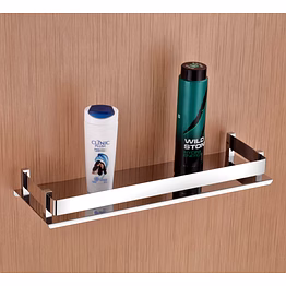 doyours stainless steel wall mount mirror finish bathroom kitchen shelf (5 x 15 inches) bathroom accessories
