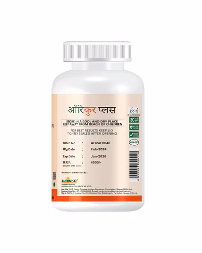 Auricur Plus –Curcumin Nanophosphosome 210 mg with Tinospora Cordifolia Extract 100 mg, Fortified with Turmerone, Piperine and Cuminum Cyminum-90 Capsule-1