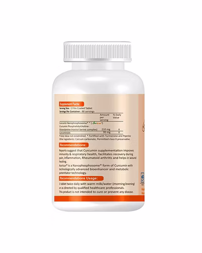 Auricur-Supports Urinary Tract HealthCurcumin Nanophosphosome®-90 Capsules-2