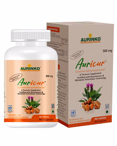 Auricur-Supports Urinary Tract HealthCurcumin Nanophosphosome®-90 Capsules-3