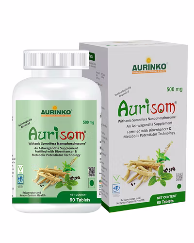 Aurisom-Withania somnifera Nanophosphosome®-60 Capsules-3