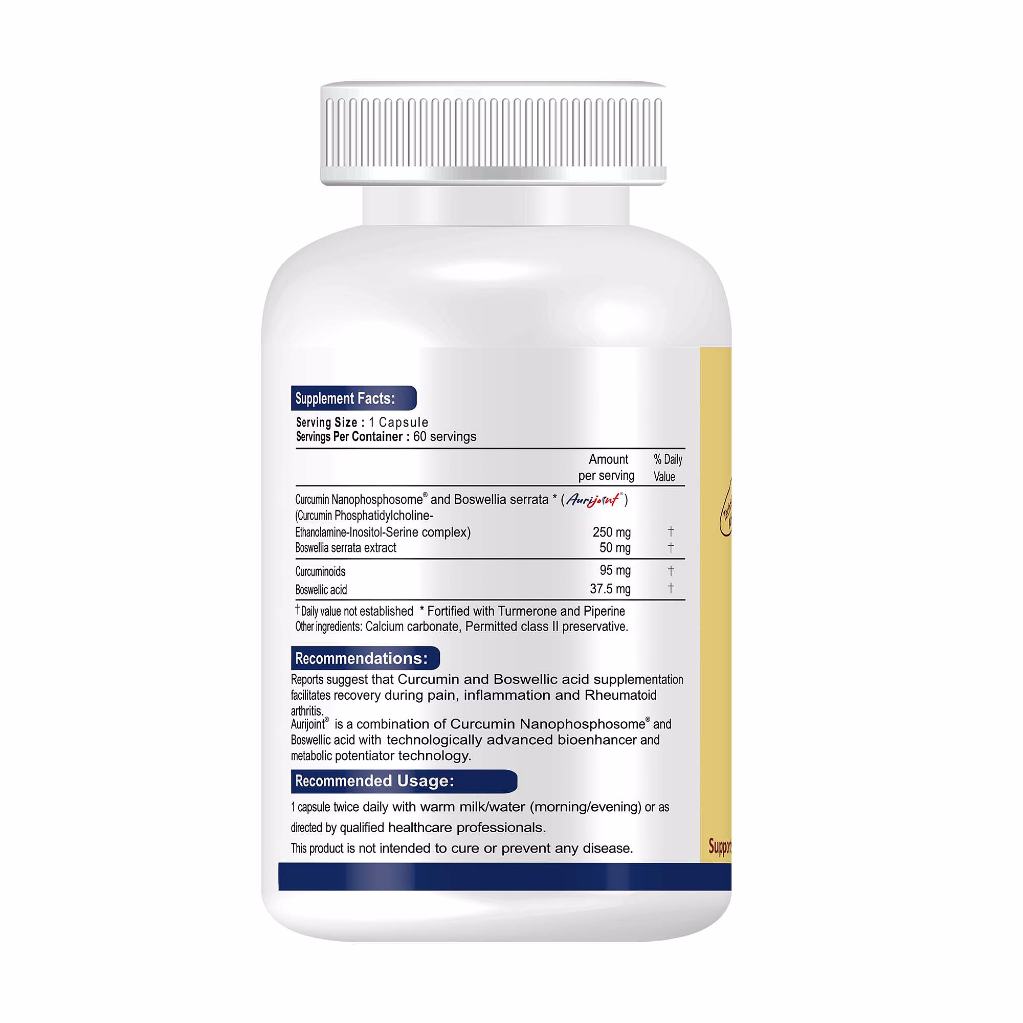 Aurijoint-Curcumin Nanophosphosome® with Boswellia serrata Extract image 3