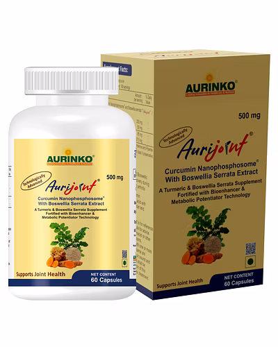Aurijoint-Curcumin Nanophosphosome® with Boswellia serrata Extract-60 Capsules-3