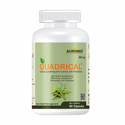aurinko quadrical-complementary food supplement cissus quadrangularis extract with probiotics