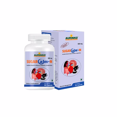 aurinko sugarcalm m-complementary food supplement postbiotic blend to reduce diabetes complications