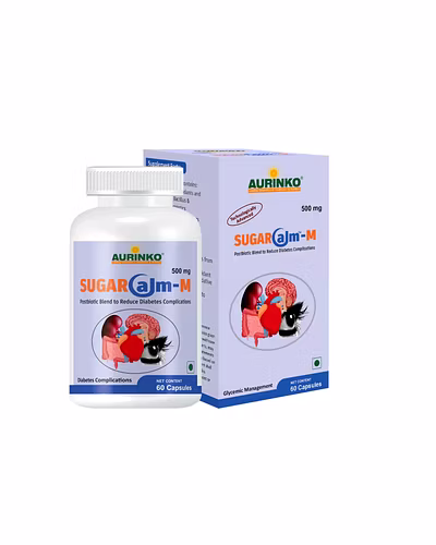 SugarCalm M-Complementary Food Supplement Postbiotic Blend to reduce diabetes complications-123456735-M