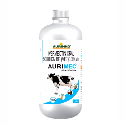 aurinko aurimec-ivermectin oral solution bp (vet) 0.08% w/v