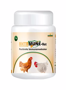 Metamune-Vet is a postbiotic blend enriched with antioxidant and immune-boosting metabolites of Lactobacillus, Streptococcus and Bifidobacterium probiotics