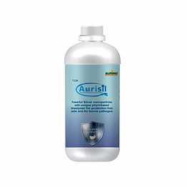 aurinko aurisil-powerful silver nanoparticles with unique biopolymer for water treatment only