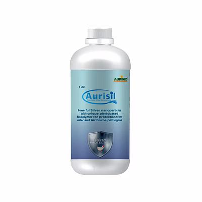 aurinko aurisil-powerful silver nanoparticles with unique biopolymer for water treatment only