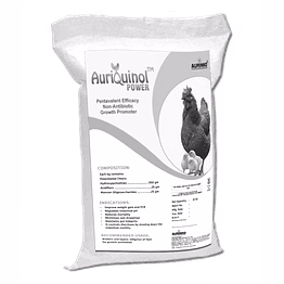 aurinko auriquinol power-pentavalent efficacy non-antibiotic growth promoter