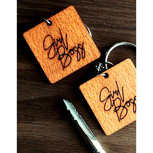 Girl Boss Keychain