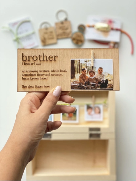 Brother Picture Clip Frame - Brother Meaning-Rakhi2022x4
