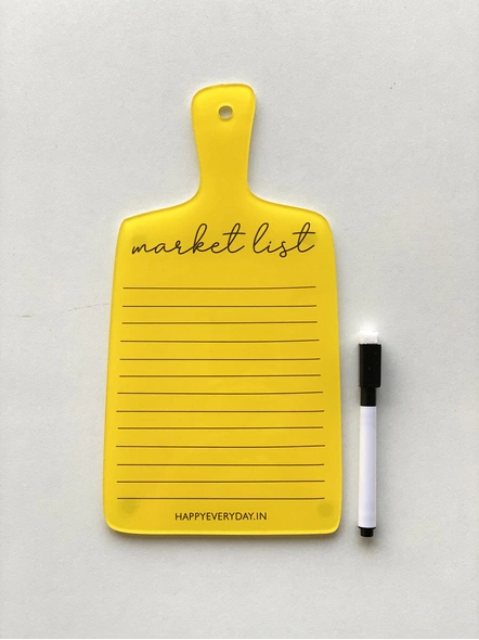 Market List Magnetic Board - Dry Erase-HESTATC01-1