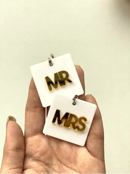 Mr and Mrs Couple Keychain-AAW065