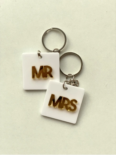 Mr and Mrs Couple Keychain-1