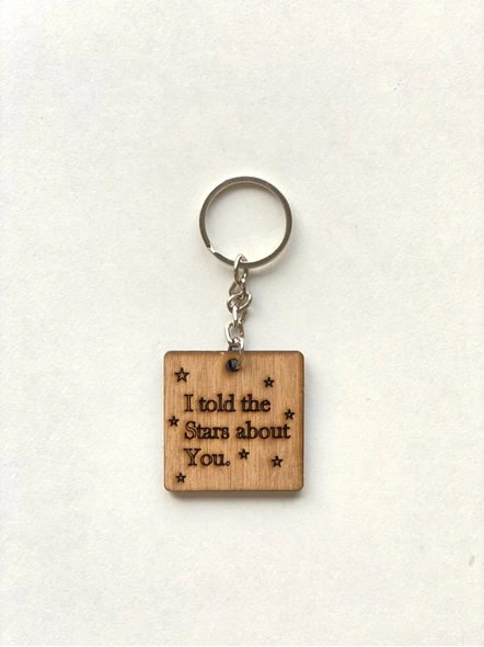 I told the stars about you keychain-AAWK27