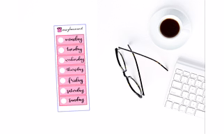 Date covers - Handlettering