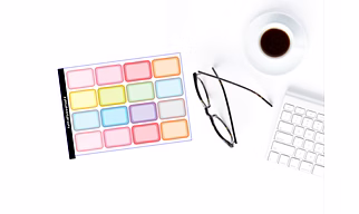 Halfboxes Pastel Rainbow Colors