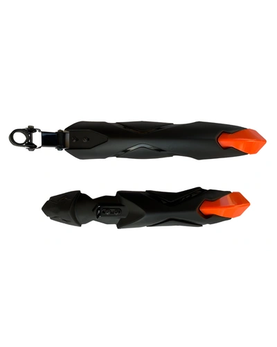 Scud® High Quality Plastic Fender Orange Black Mud Guard-1