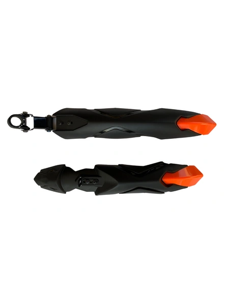 Scud® High Quality Plastic Fender Orange Black Mud Guard-1