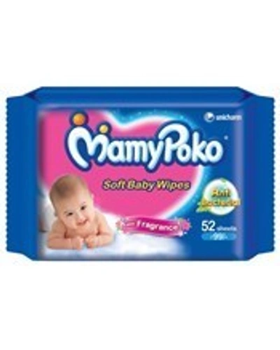 Mamy Poko Soft Baby Wipes  52 sheets pack-21201