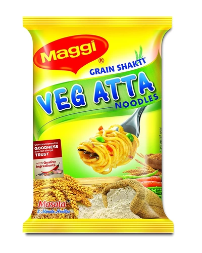 Maggi Atta Noodles, Vegetable Masala, Pouch, 80g-17046