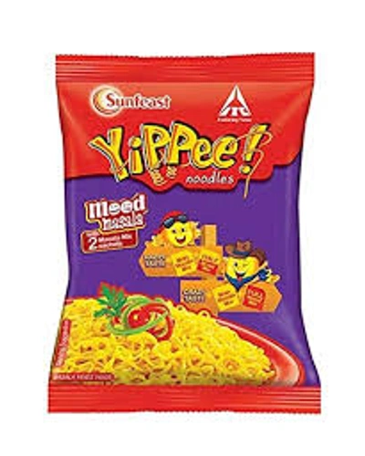 Yippee Mood Masala Instant Noodles Vegetarian (65 g)-17030