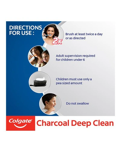 Colgate Total Charcoal Deep Clean Toothpaste 120 gm-120-1