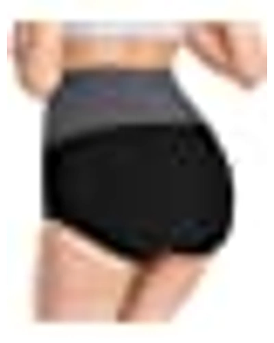 PLUMBURY® Women's Cotton High Waist Full Coverage Hipster Panty,Free Size (Pack of 3 Panty) Black/Beige/Grey-BIEGE-FREE SIZE-3 PIECES-2