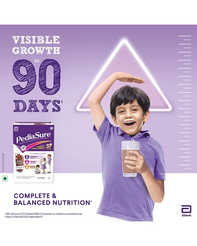 PediaSure Complete Balanced Nutritional Supplement to Help Kids Grow - 1 kg (Chocolate) Box-CHOCOLATE-1