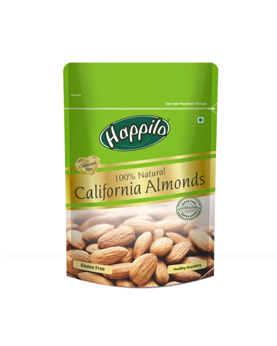 Happilo 100% Natural Premium California Almonds-HNCALM500G
