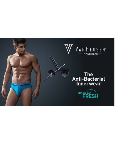 Brief/Underwear Mens Antibacterial Pack of 3-White-4
