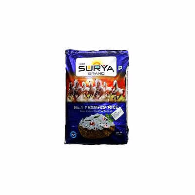 arni surya brand arni surya no1premium (blue) ponni/ rajabogam boiled rice 10 kg