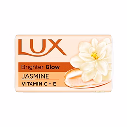lux brighter glow soap jasmin + vitamin c and e 41g - enchanting skincare delight