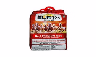 Arni Surya No1 Premium RED Ponni Rajabogam Boiled Rice 10 kg