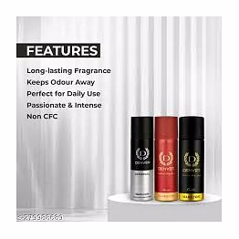 denver brand denver mens perfume 50mlx3 combo pack - calibre, honour, black code variants