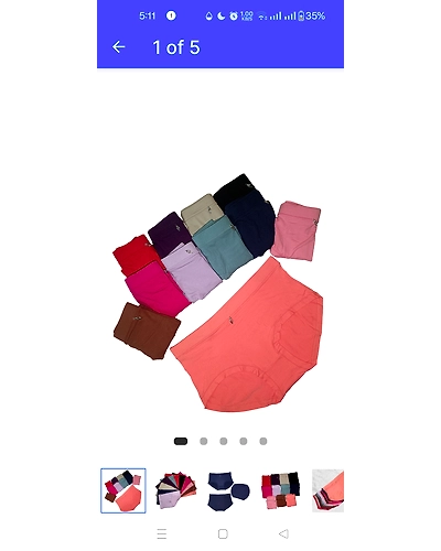 Knisty Cotton Stretchable Cotton Hipster Panties for Women - Pack of 6-M-L-XL-2